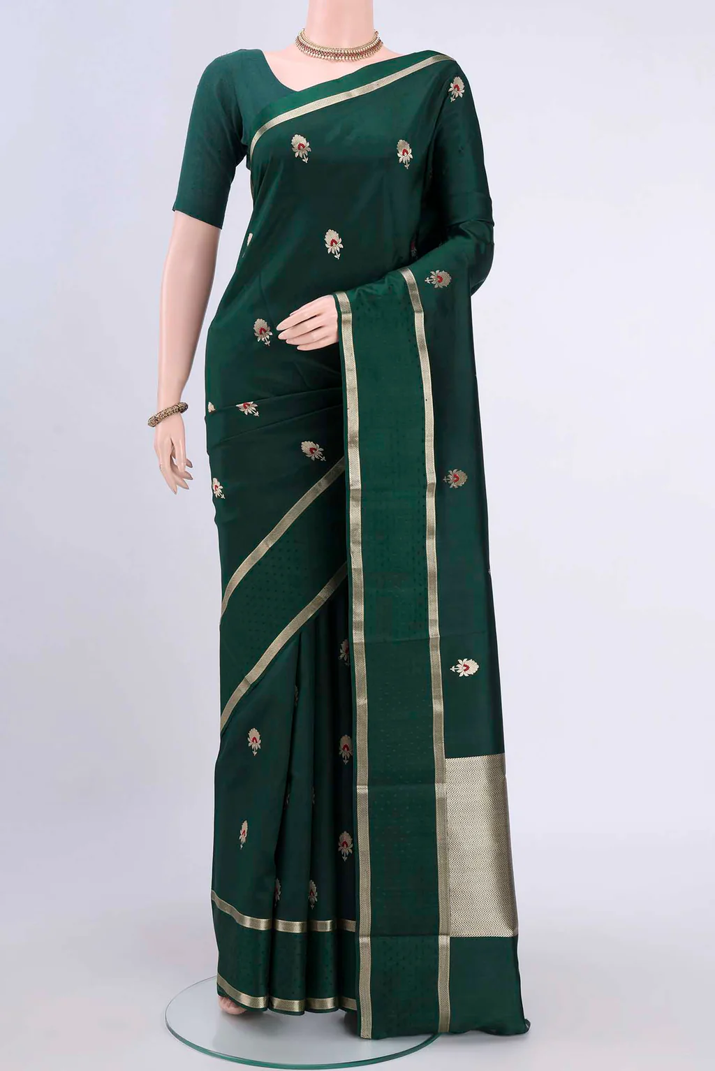 New Glossy saree - Image 4