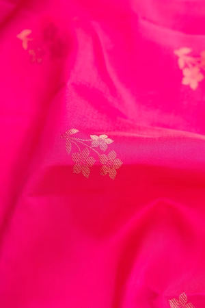 Pink Dual Tone Kanchipuram Silk Saree