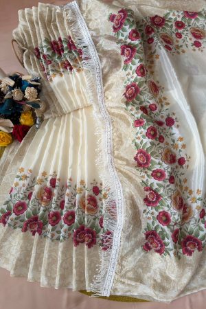 বৈশাখের শাড়ীতে ব্লাউজ পিছ ফ্রি