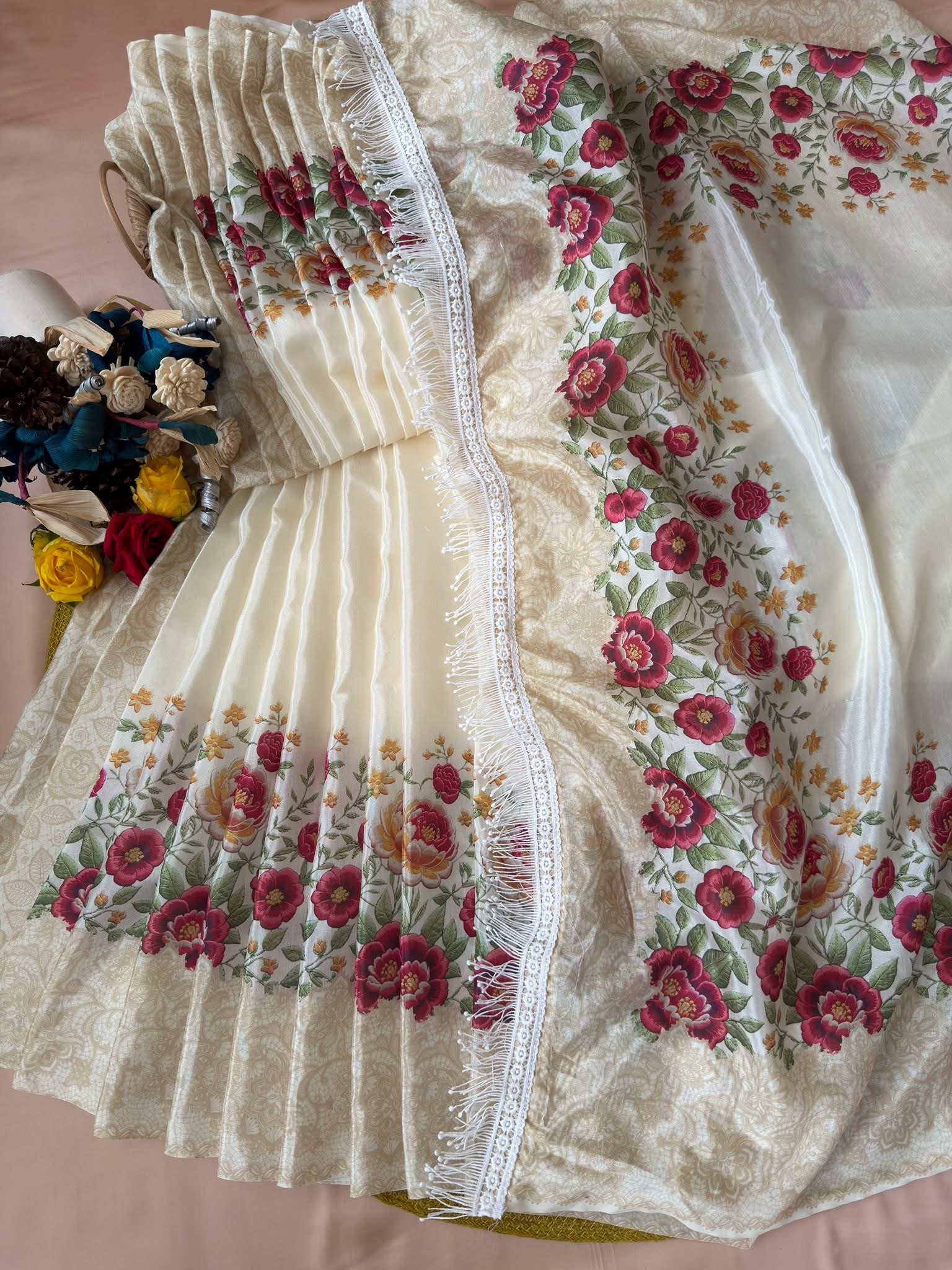 বৈশাখের শাড়ীতে ব্লাউজ পিছ ফ্রি - Image 5