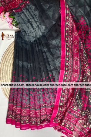 SEMI MOSLIN SILK SHAREE ⭐️⭐️⭐️