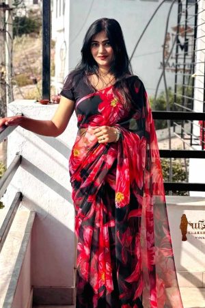 SWISS JORJET SAREE