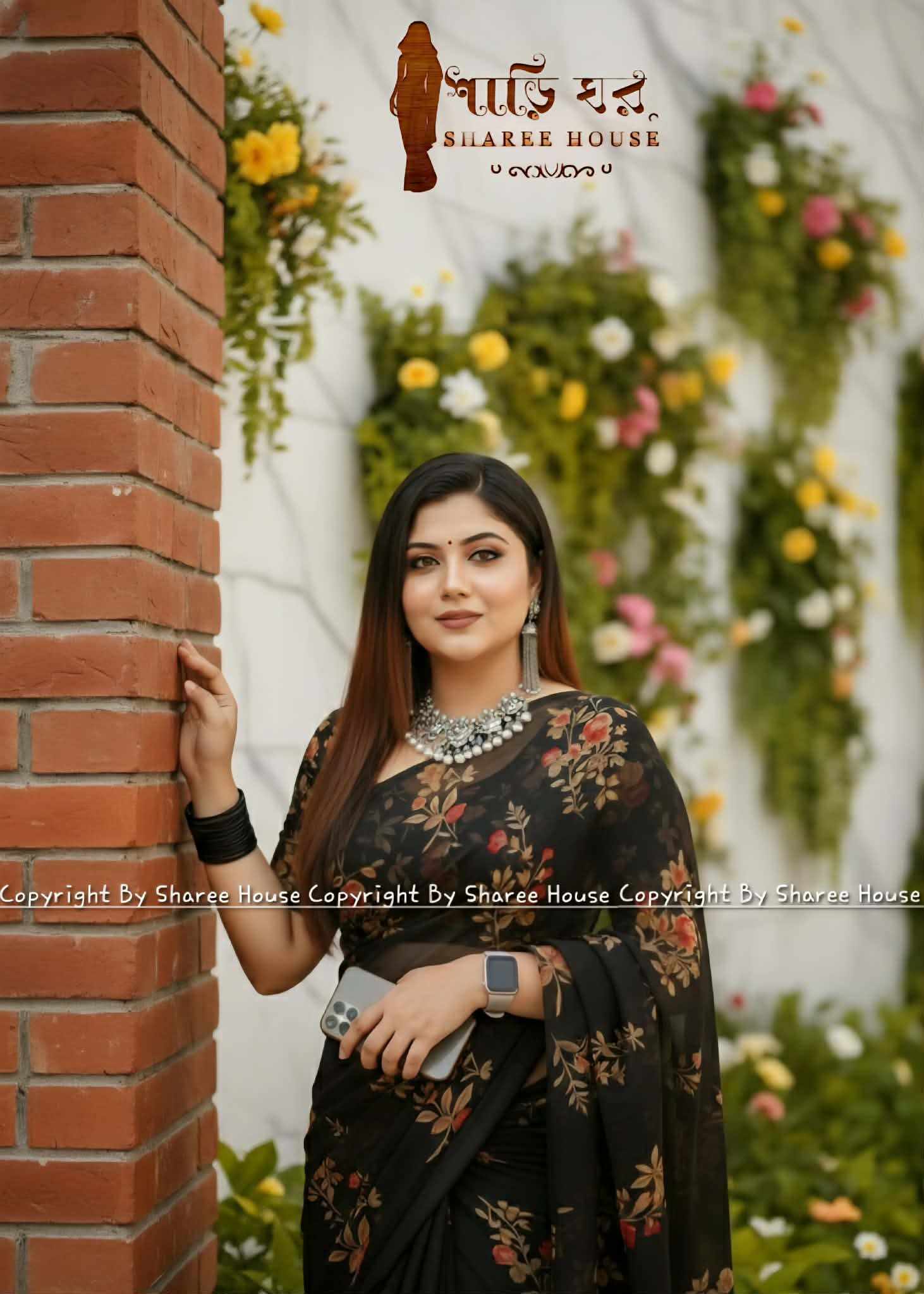 SWISS JORJET SAREE
