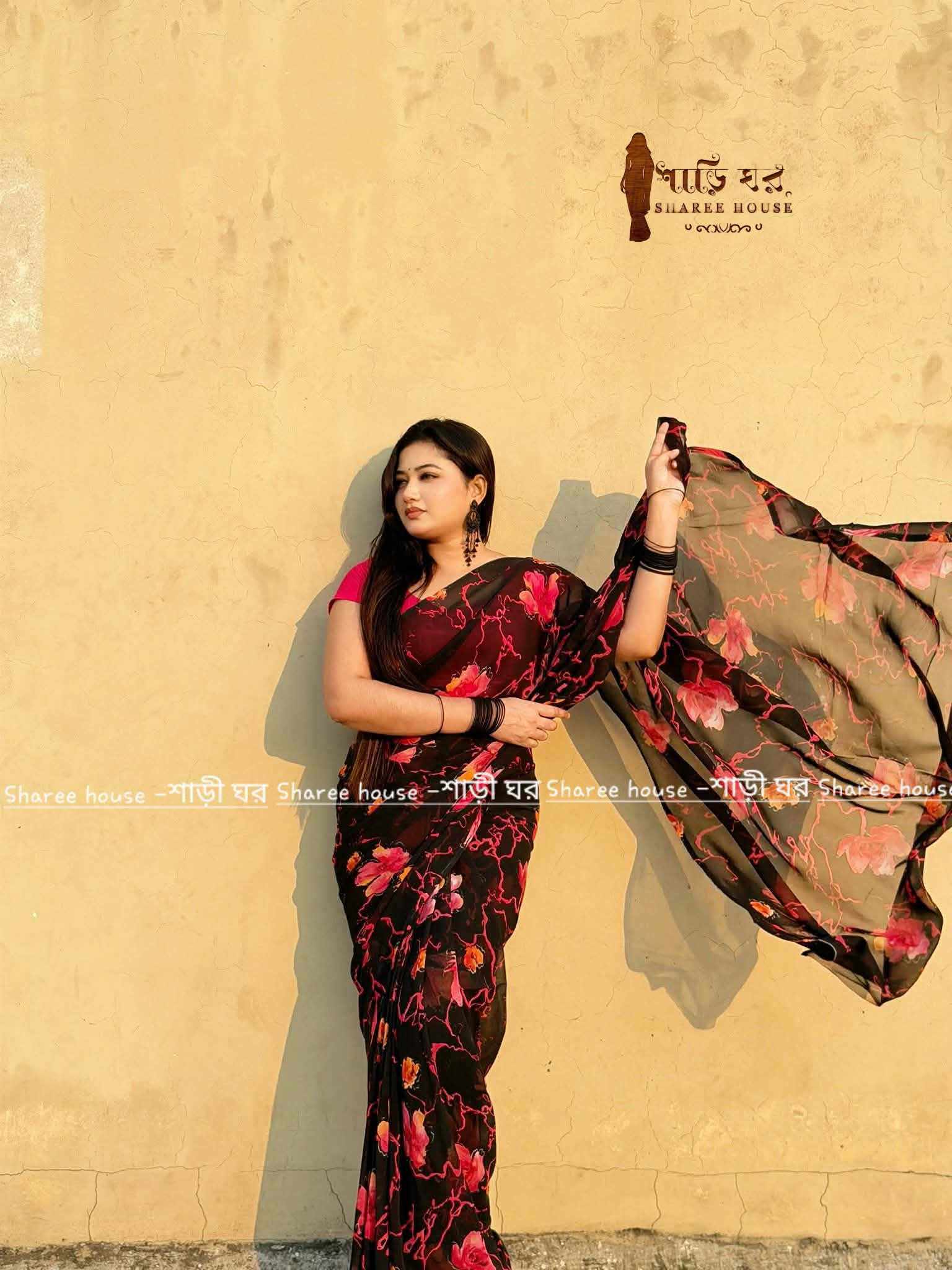 SWISS JORJET SAREE