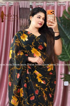 SWISS JORJET SAREE