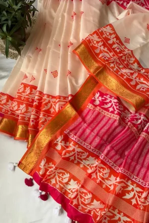 JAMDANI PATTERN KATAN JORI PAIR SAREE