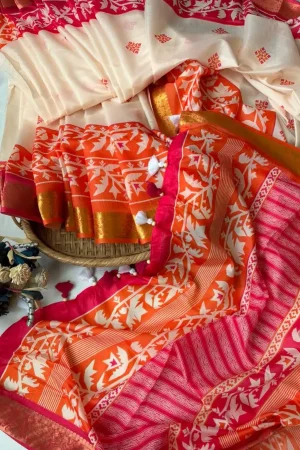 JAMDANI PATTERN KATAN JORI PAIR SAREE