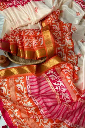 JAMDANI PATTERN KATAN JORI PAIR SAREE